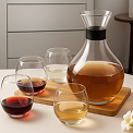 Tea Set & Glass Cup
